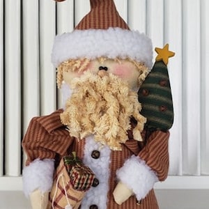 Santa Schnittmuster - Weihnachten Santa E Schnittmuster - Weihnachten Santa Schnittmuster - DIY Schnittmuster - Country Santa Schnittmuster - Santa Bastelanleitung