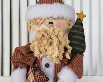 Patroon van de Kerstman - Patroon van de Kerstman - E-patroon van de Kerstman - Patroon van de Kerstman - DIY-naaipatroon - Patroon van de Kerstman - Santa Craft-tutorial