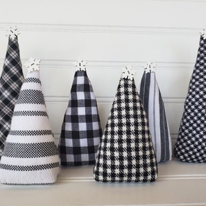 Tall Farmhouse Christmas Trees - Tall Farmhouse Christmas Home Decor - Farmhouse Tree - Farmhouse Ornament - Farmhouse Shelf Sitter