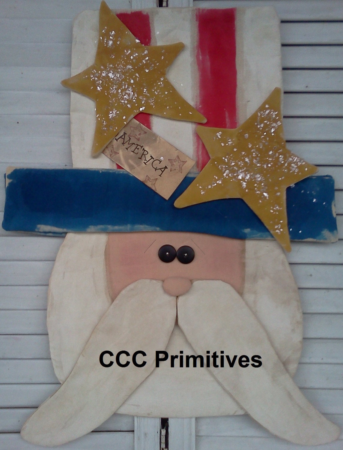 AMERICA Door Greeter USA Door Greeter July 4th Uncle Sam Etsy