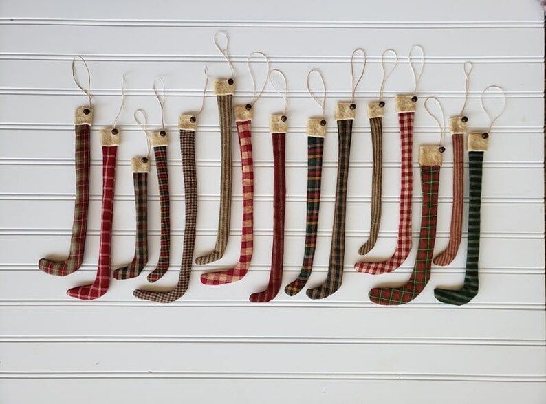 Mailed Paper Craft Pattern - Stocking Ornament Pattern - Christmas ...