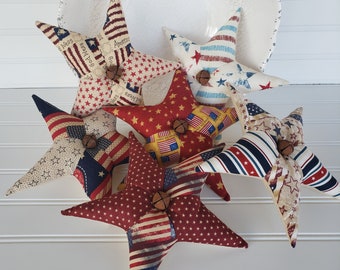 Americana patchwork sterren komvulpatroon (e-patroon)
