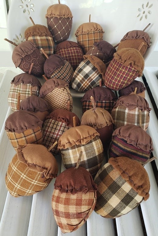 Acorn Bowl Filler Fall Home Decor Autumn Bowl Filler Etsy UK