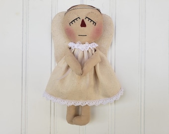 Primitive Pattern - Primitive Angel Pattern - Christmas Tree Angel - Country Angel Pattern - Prim Angel Pattern  - Angel Ornament Pattern