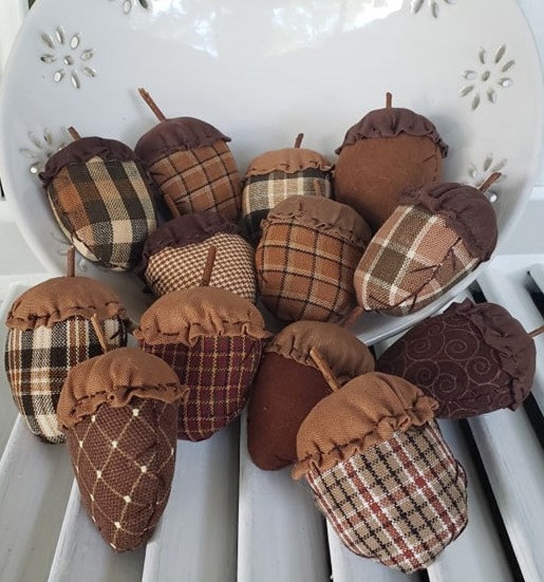 Acorn Bowl Filler Fall Home Decor Autumn Bowl Filler Etsy UK