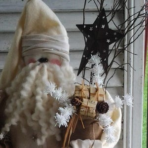 Primitive Santa Pattern: 23" DIY Christmas Craft Tutorial image 7