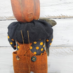 Primitive Halloween DIY Pattern - Primitive Halloween Jack O Lantern E ...