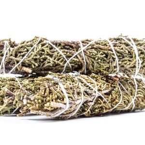 NessaStores- Juniper Smudge Incense 7&quot; Bundle (3 pc) #JC-149