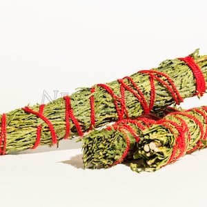 NessaStores Cedar Smudge Stick 6&quot; Bundle (3 pcs) #JC-072
