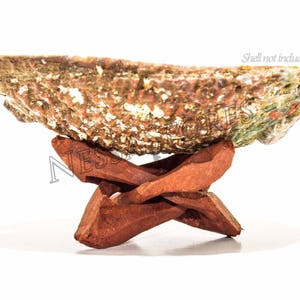 Hand-Carved Wooden Tripod Stand / Ornament Holder – 6 Inch, Unbranded #JC-046
