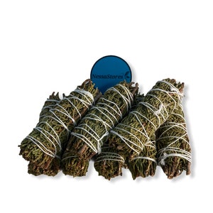 NessaStores- Juniper Smudge Incense 4&quot; Bundle (3 pcs) #JC-176