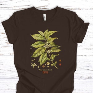 Wild Cassia Seeds -  Coffee T Shirt - Unisex Jersey Short Sleeve Tee