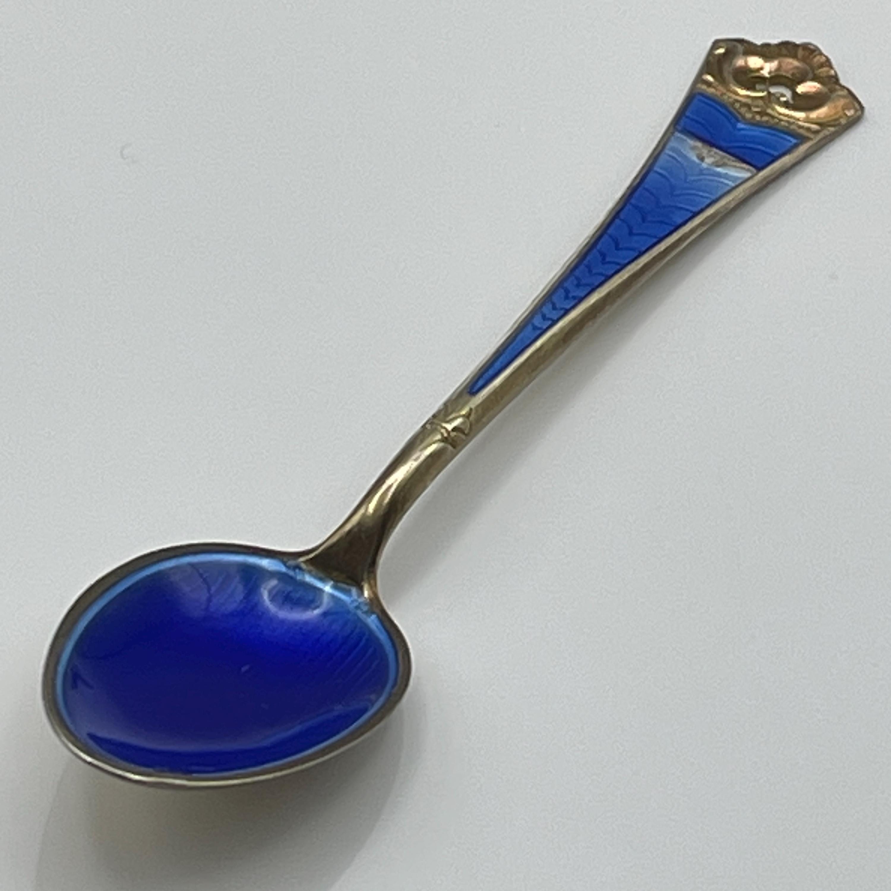 アンティークノルウェー デイビッド アンダーセン スターリング ハンドルスプーン David andersen spoon - Etsy 日本