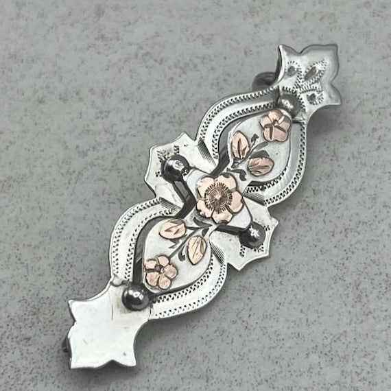 Antique Edwardian Solid Sterling Silver Sweethear… - image 1