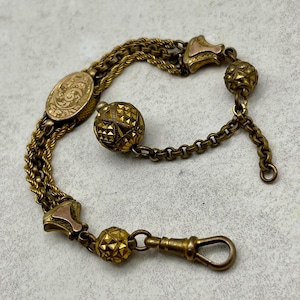 Antique Victorian Gold Gilt Chatelaine