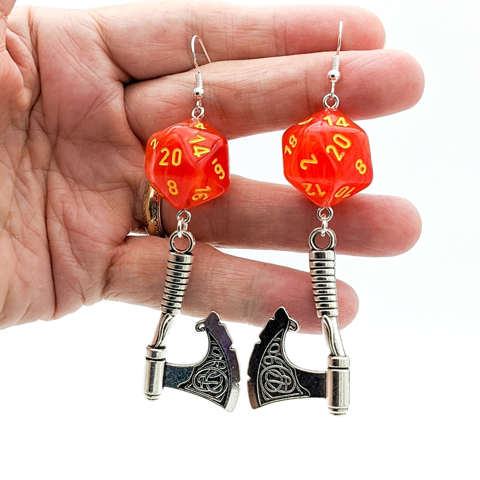 Dungeons and dragons earrings deals