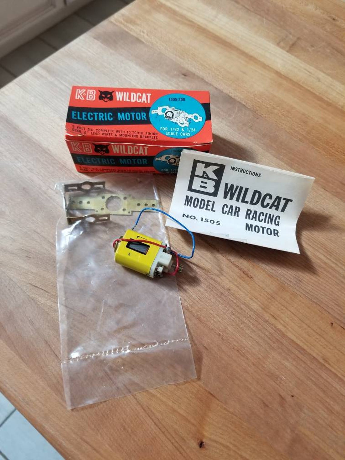 Slot Car Electric Motor K&B Wildcat 1960s NRFB Etsy