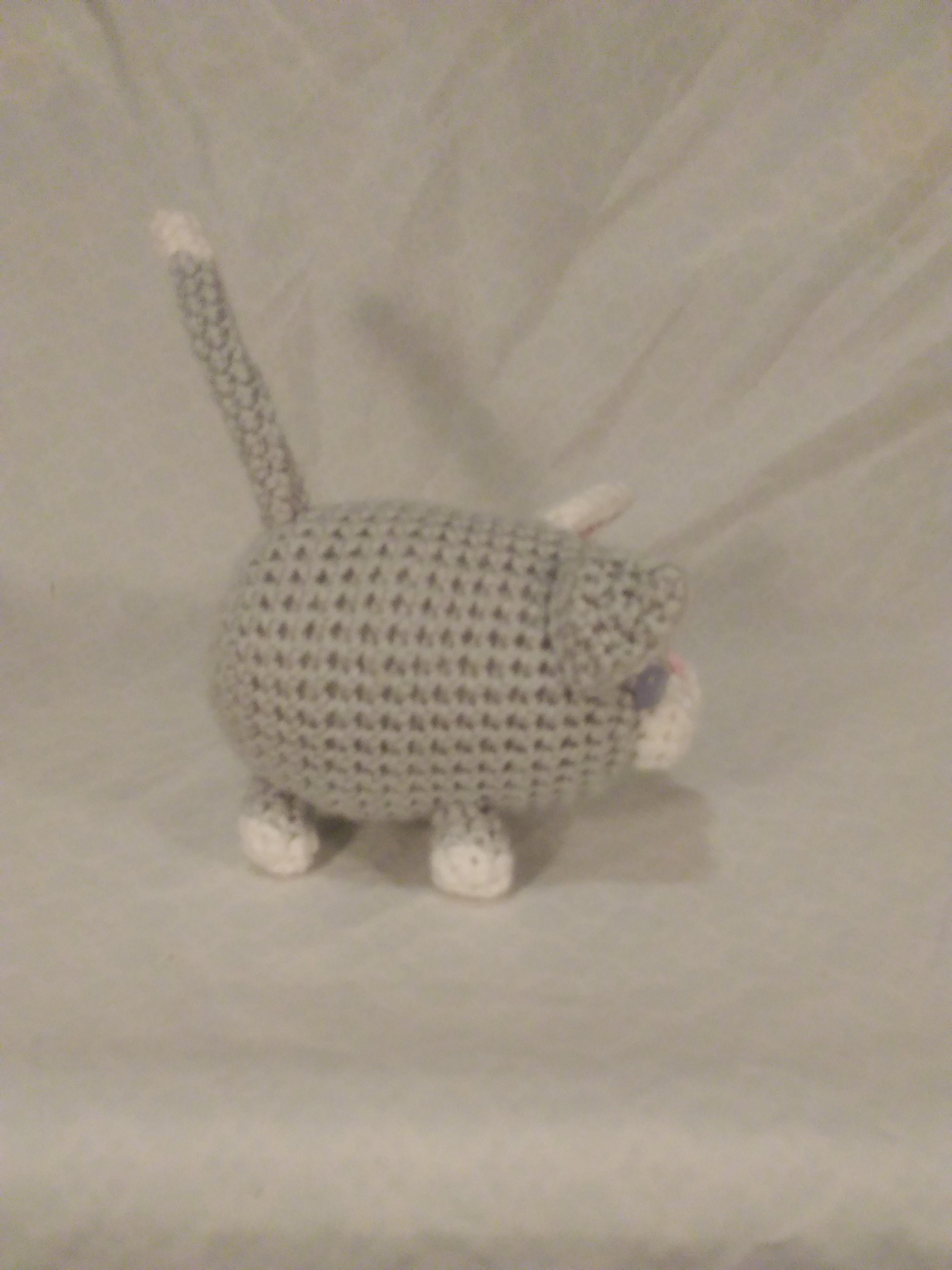Canadian White the Loaf Cat crochet cat amigurumi plushie Etsy