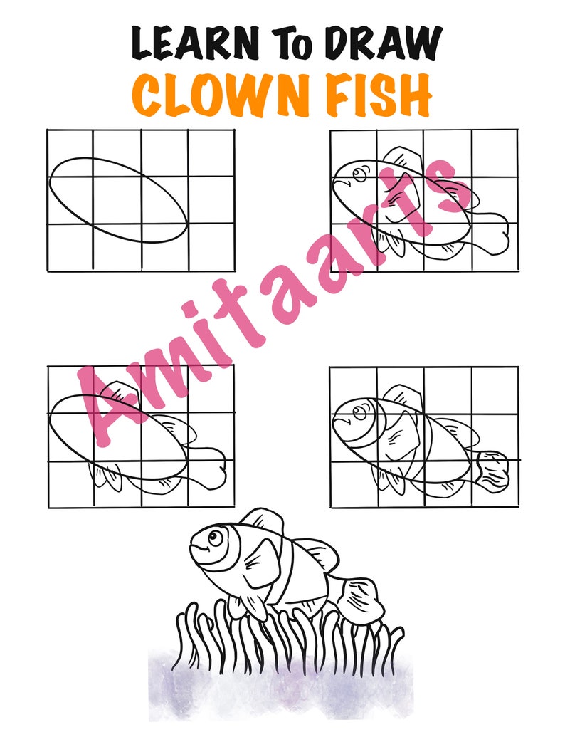 Learn to Draw Kids Coloring Pages Printable Instant Download - Etsy