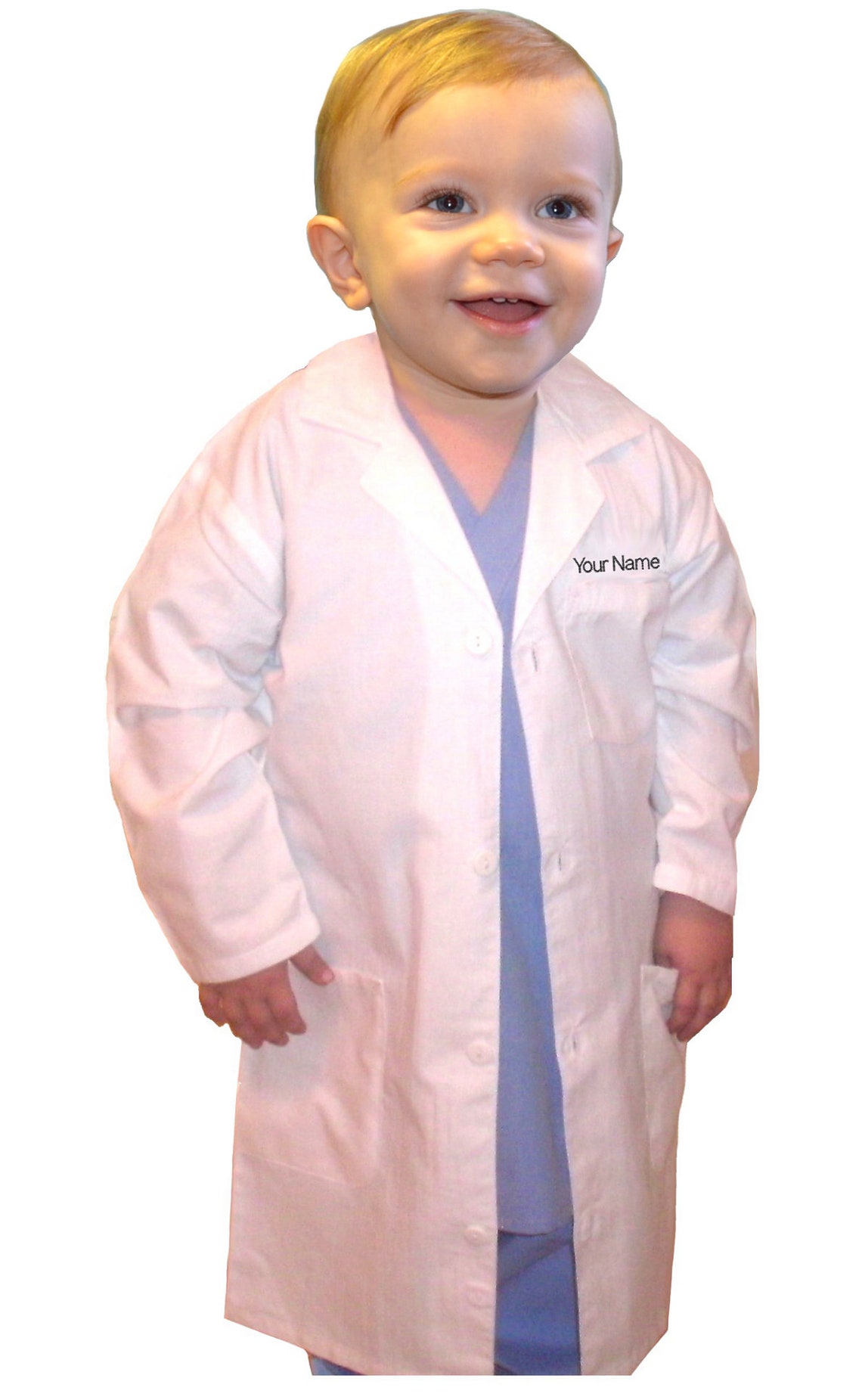 Kids Lab Coat with Personalized Embroidery for little Doctors Etsy