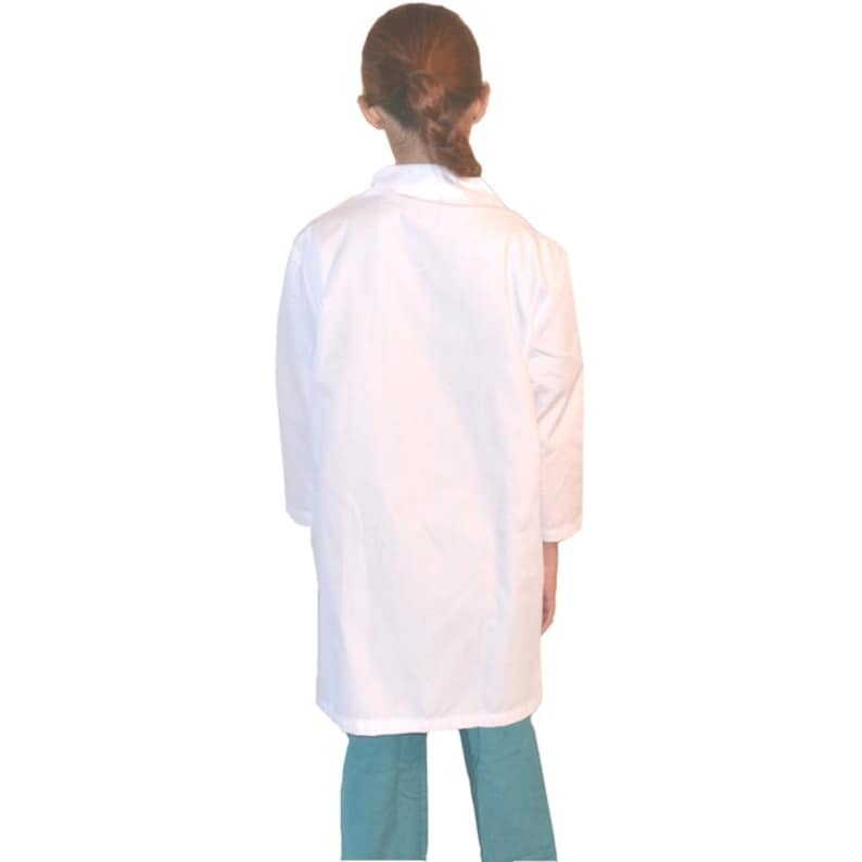 Kids Engineer Lab Coat with Little Engineer Blocks Embroidery Design