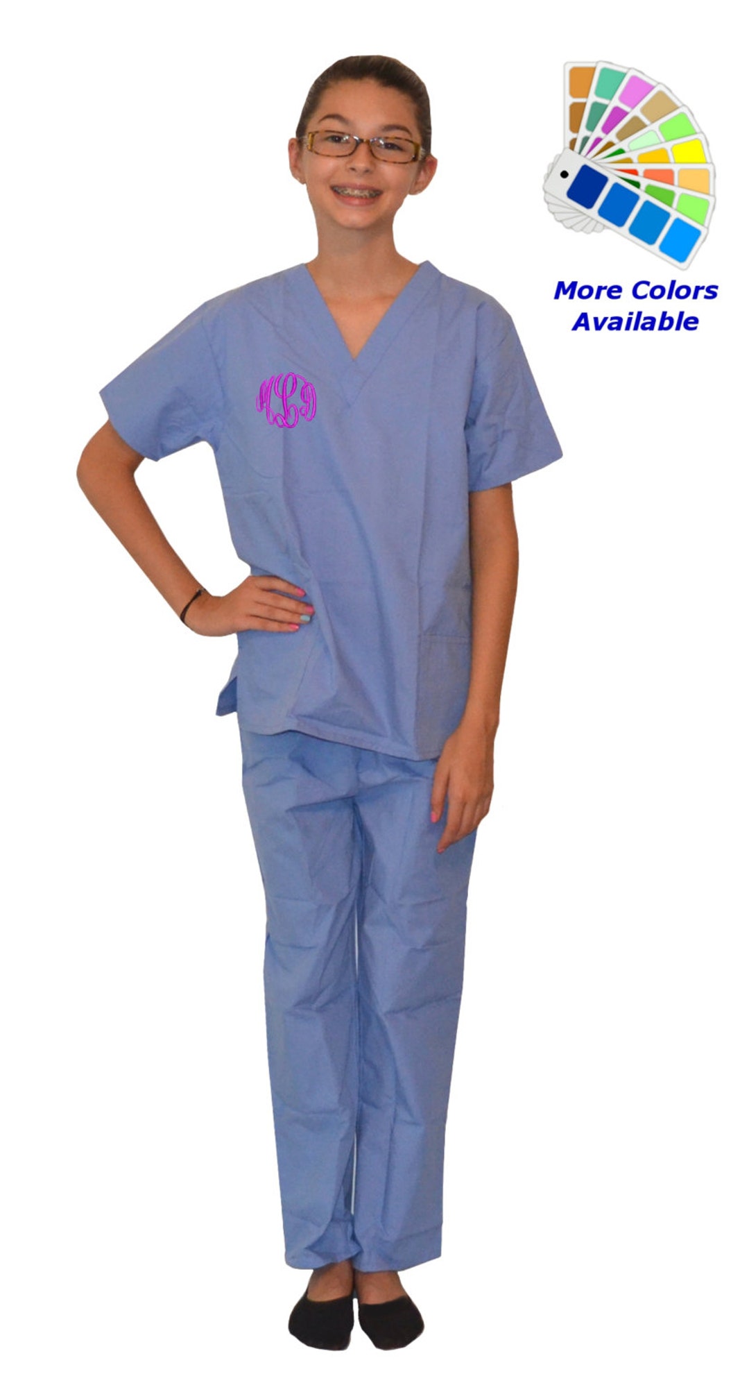 Monogrammed Kids Scrubs for Little Doctors and Nurses - Etsy