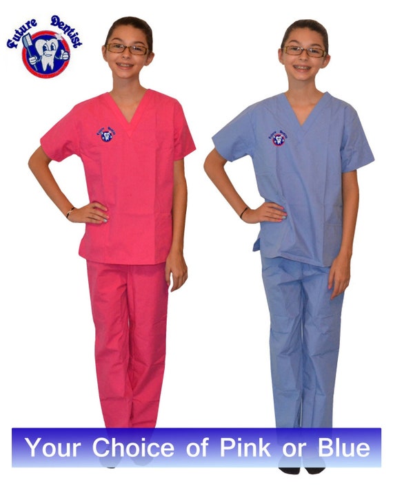 Kids Dentist Scrubs Etsy