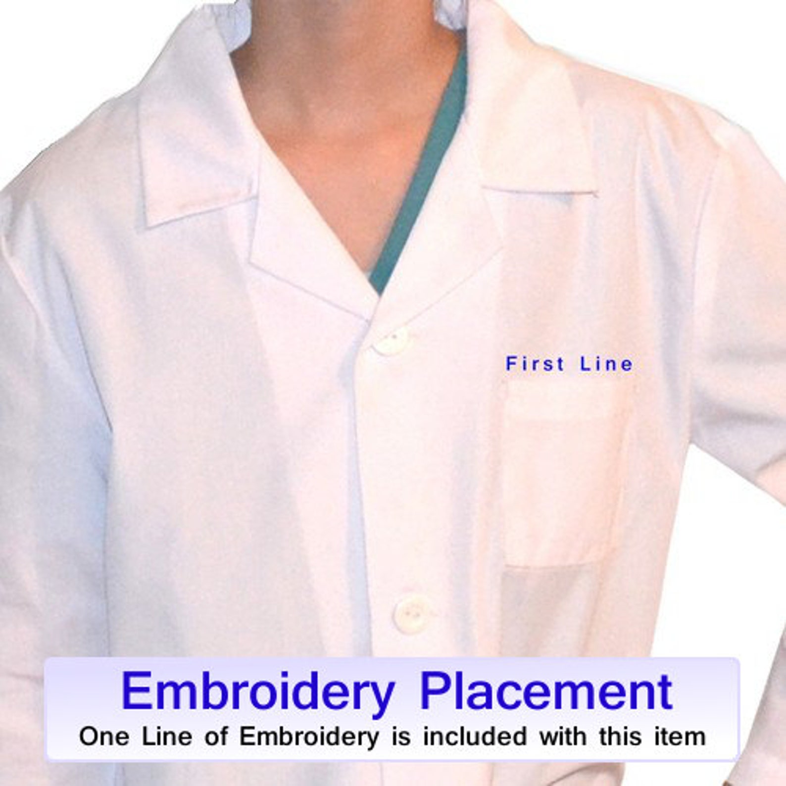 Toddler Lab Coat With Personalized Embroidery Etsy