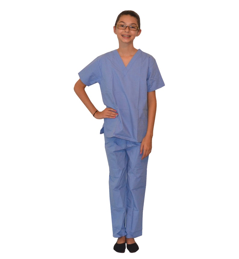 Ceil Blue Kids Scrubs Fur Kleine Arzte Und Krankenschwestern