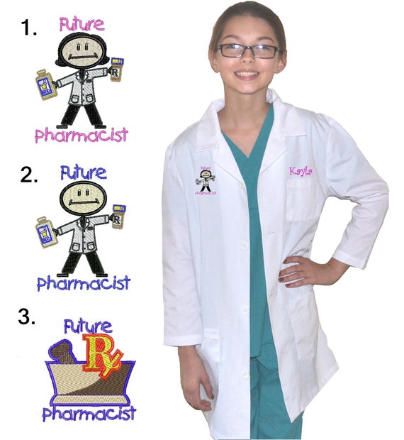 Bata de laboratorio personalizada para ninos RX Etsy Espana