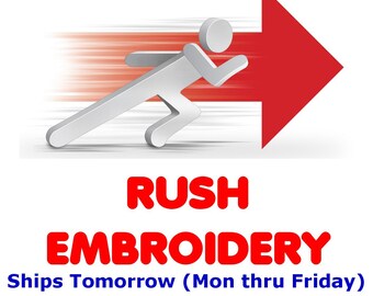Actualización de bordado RUSH