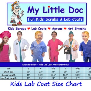 Kids Lab Coat for little Doctors and Nurses image 3