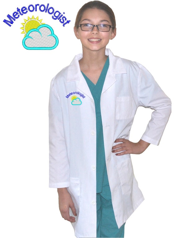 Kids' Doctor Lab Coat - 3/4 Length Costume For Pretend Play, Lightweight Polyester, Multiple Sizes
