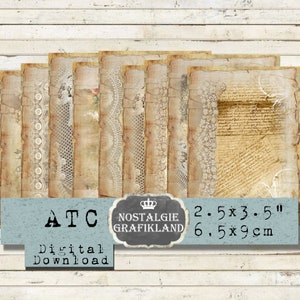 Lace Background digital Mesh printable Tulle Sewing Cards ATC prints Shabby Chic Journaling Vintage prints Download digital collage S198