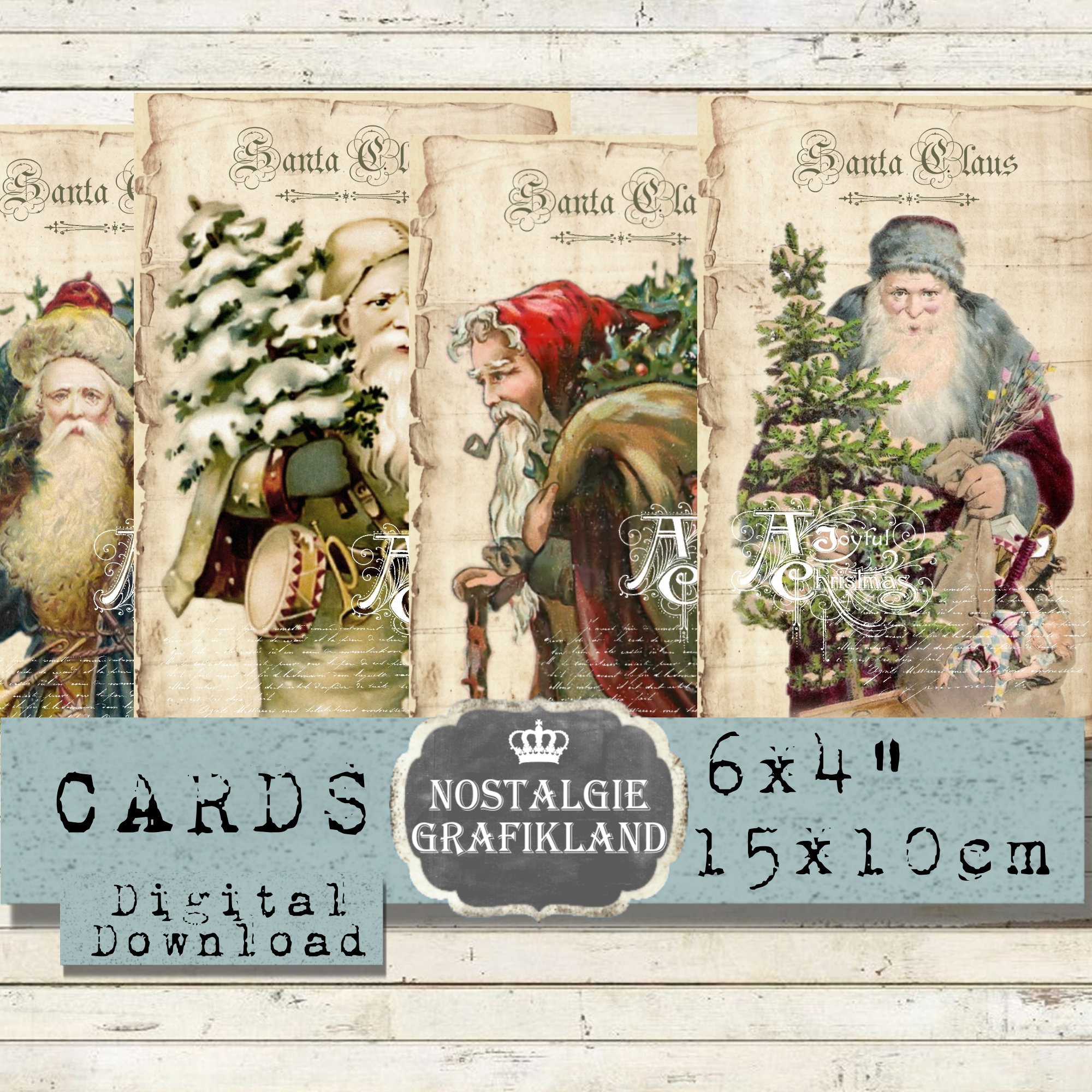 christmas-printable-santa-claus-digital-vintage-ephemera-papers-prints-noel-6x4-inch-journaling-download-digital-collage-sheet-d296-etsy