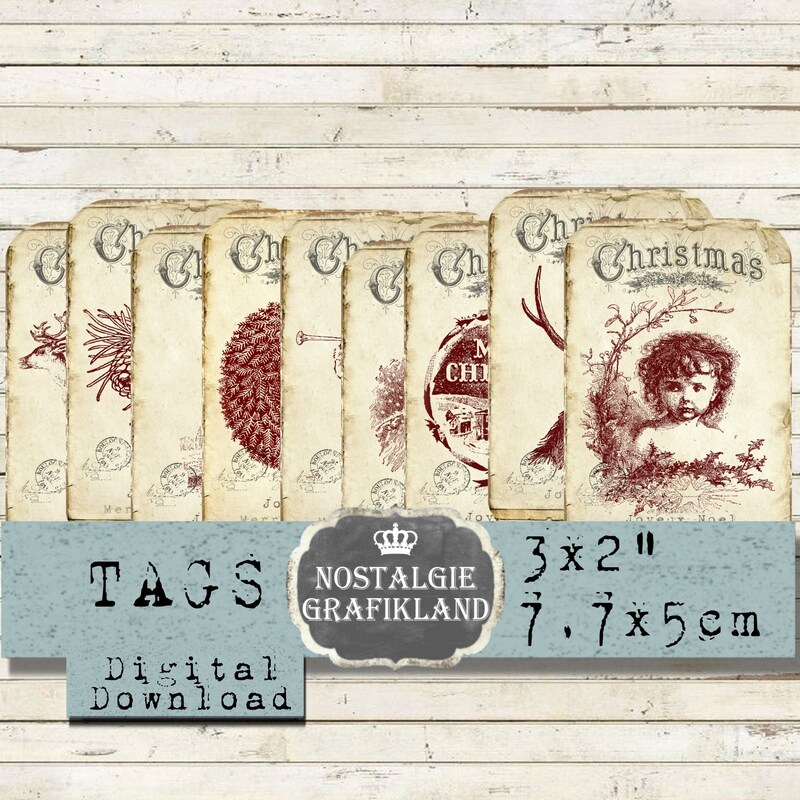 Christmas Tag - Etsy