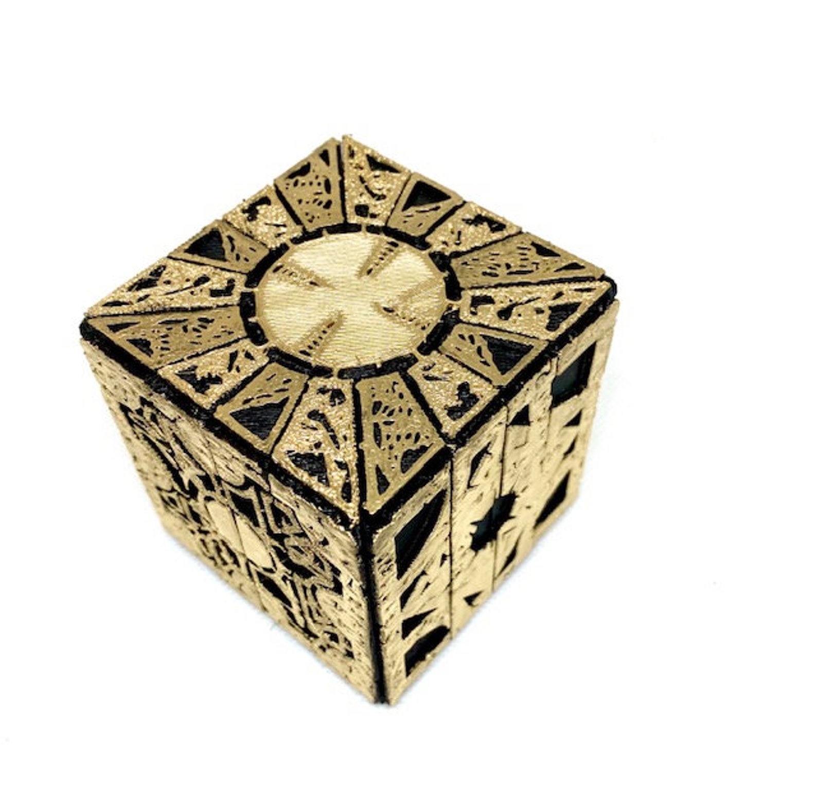 Hellraiser Puzzle Box Functioning 2 Piece one of a kind Etsy