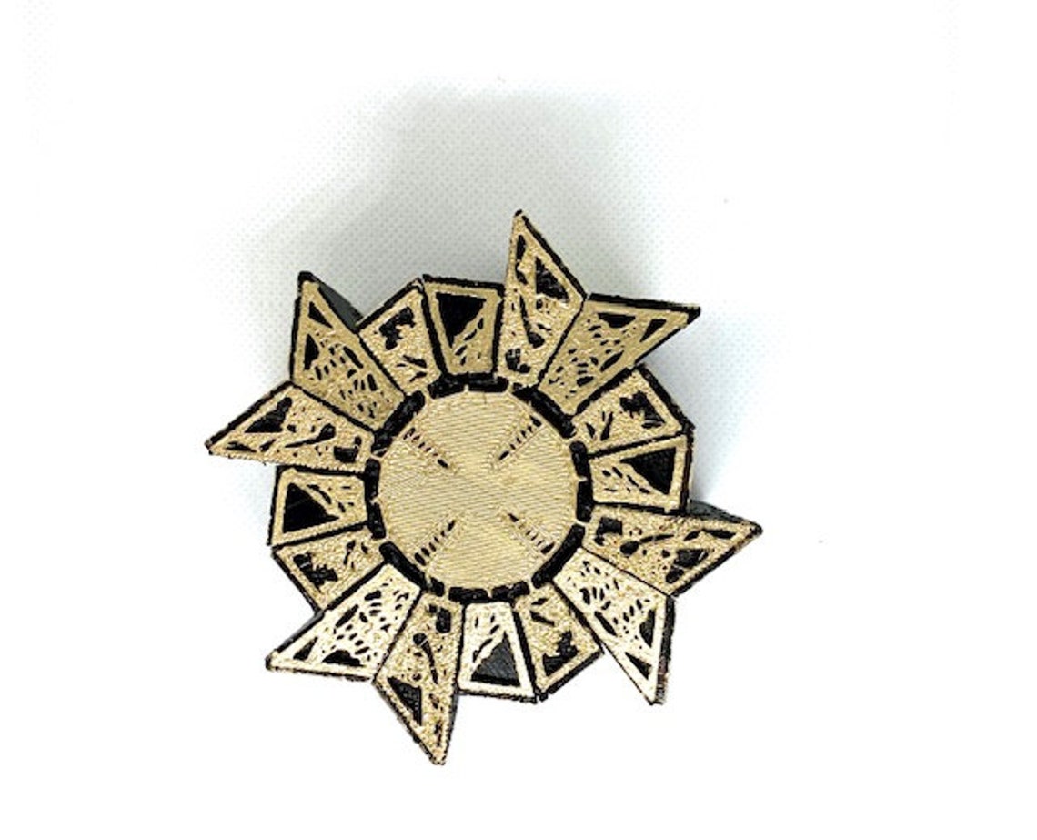 Hellraiser Puzzle Box Functioning 2 Piece one of a kind Etsy