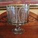 Personalized Etched Glass Trifle Bowl