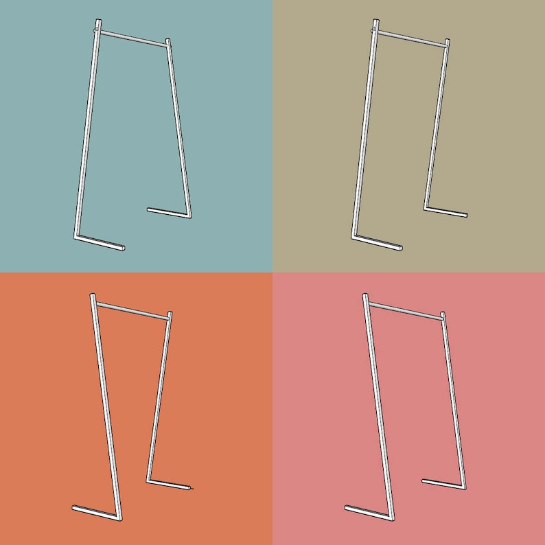 Clothing Rack ZRAIL// Clothes Rack // Wardrobe // Shop Display Etsy