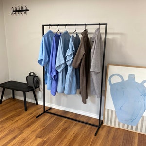 Clothing Rack THIN// Clothes rack // Wardrobe // Shop display // Garment rack // Durable // Quick and Easy Assembly // Industrial wardrobe zdjęcie 4