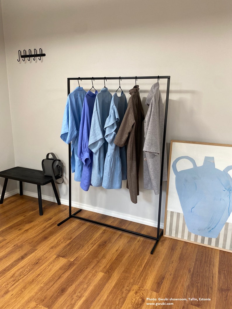 Clothing Rack THIN// Clothes rack // Wardrobe // Shop display // Garment rack // Durable // Quick and Easy Assembly // Industrial wardrobe zdjęcie 4