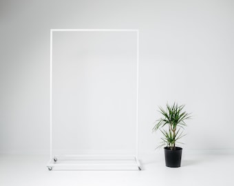 Clothing Rack Tall 180 cm / THIN ON WHEELS / rack on wheels / Clothes rack / Garment rack / Kleiderstange / Clothing rail
