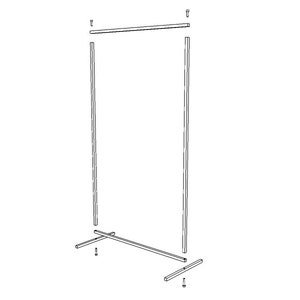 Clothing Rack THIN// Clothes rack // Wardrobe // Shop display // Garment rack // Durable // Quick and Easy Assembly // Industrial wardrobe zdjęcie 9