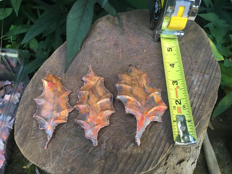 Handcrafted Copper Leaves Wholesale lot of 40 Etsy Polska