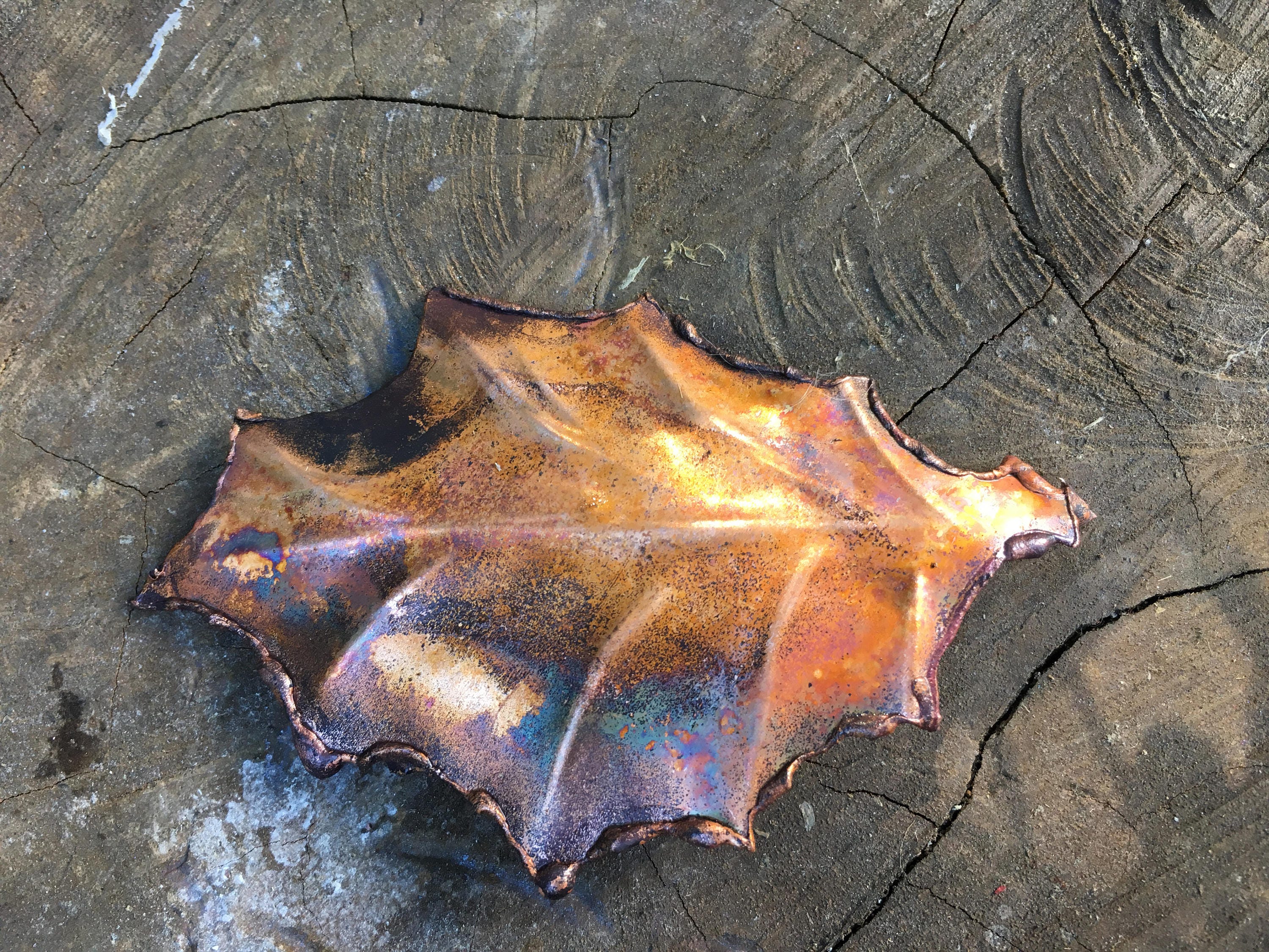 Handcrafted Copper Leaves Wholesale lot of 40 Etsy Polska