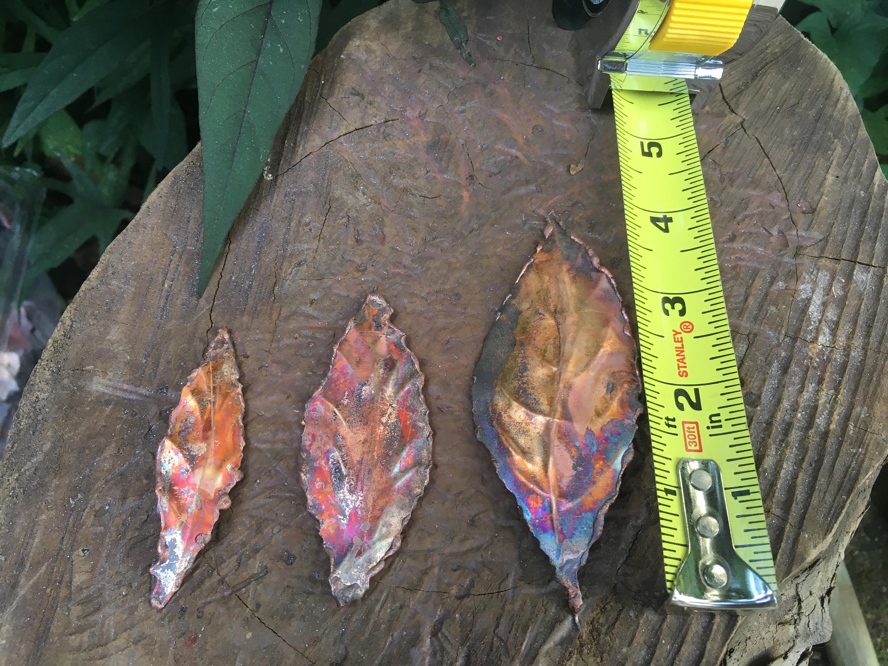 Handcrafted Copper Leaves Wholesale lot of 40 Etsy Polska