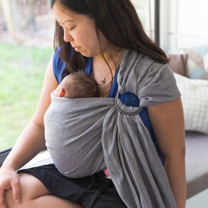 Graphite + Smoke Grey The Sling by Studio Tekhni Ring Sling **HOLIDAY SALE**
