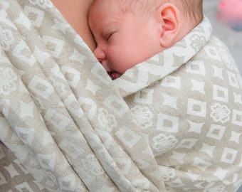 Adamas Sandstone Baby Carrier Woven Wrap size 5 (4.2m)