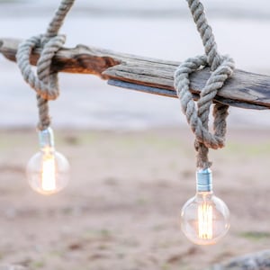 Driftwood Pendant Lamp, Wood Pendant Light, Edison bulb, Wood ceiling lamp. Kitchen lamp. Living room lighting. Rustic hanging lamp. Modern